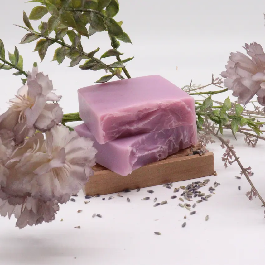 Lavender & Coconut Soap Slice